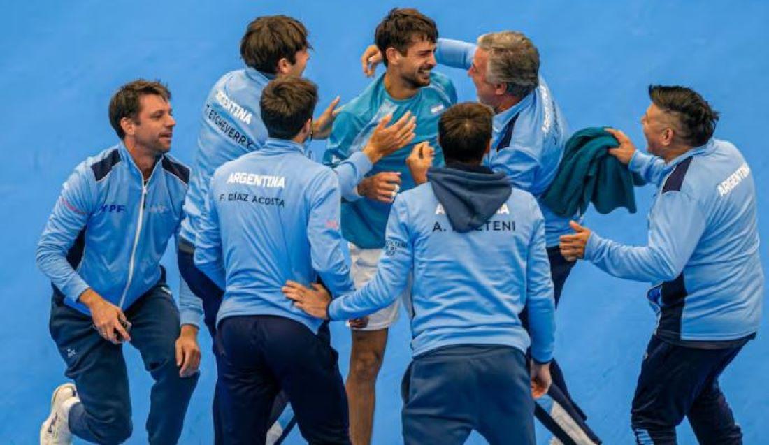 En la segunda ronda de la Copa Davis, Argentina será el único país