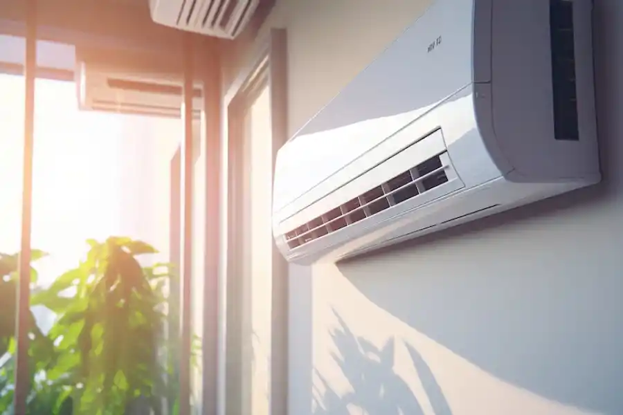 Al prender el dispositivo tiene que volver a enfriar el espacio.