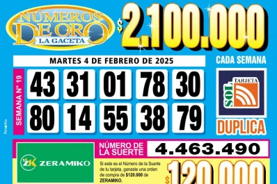 Los Números de Oro de LA GACETA