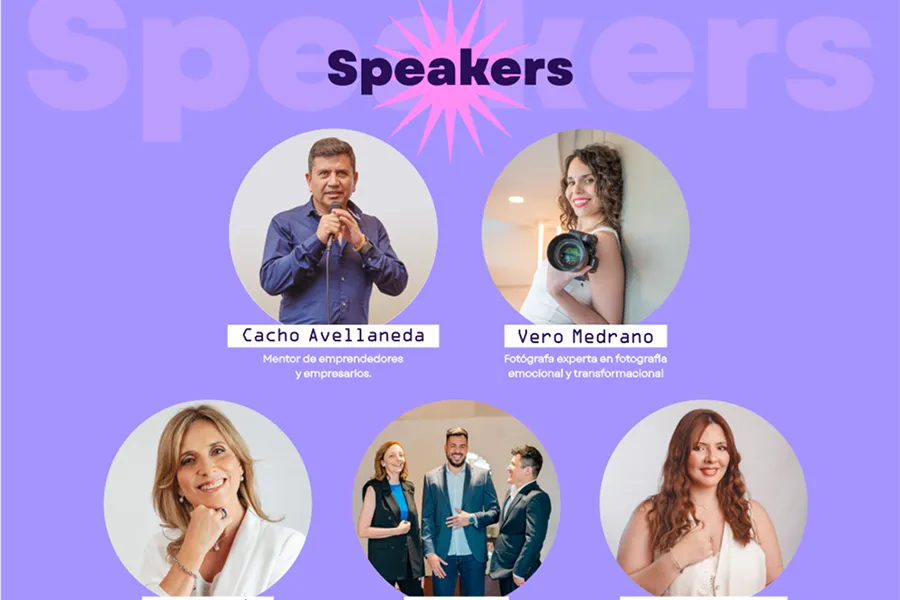 LOS SPEAKERS. Entre los invitados a dar charlas están Cacho Avellaneda, Vero Medrano, Ana Terán, Guada Acosta y Essentia. / CREAFEST.