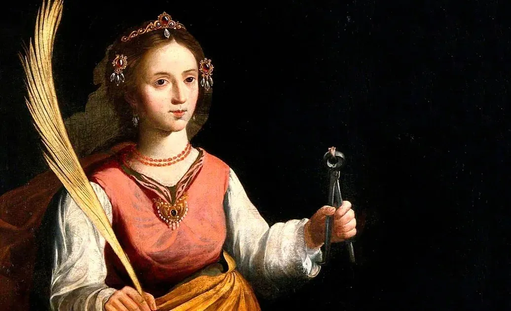 Santoral 9 de febrero: hoy se celebra a Santa Apolonia, virgen y patrona de los dientes