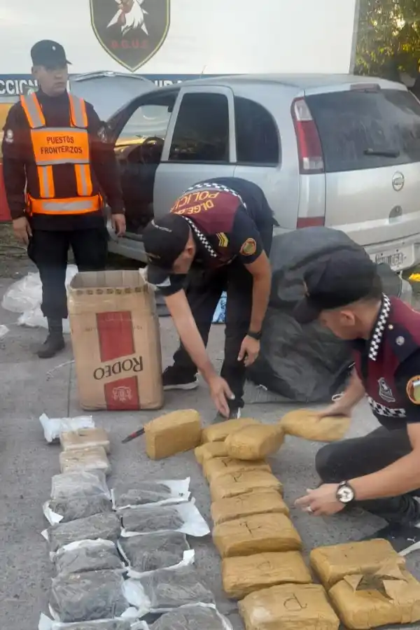 Secuestran más de 120 kilos de marihuana en Tucumán: cuatro detenidos en el operativo