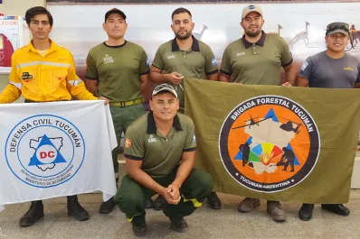 Brigadistas tucumanos participaron en los operativos para combatir los incendios en la Patagonia