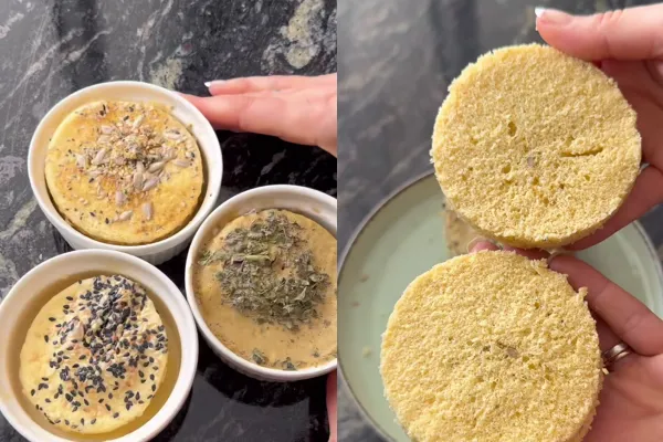 Tres recetas de pan saludable exprés para preparar en solo cinco minutos