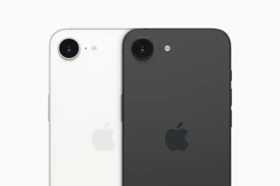 Cuenta con bordes planos, un marco de aluminio y una trasera de cristal mate