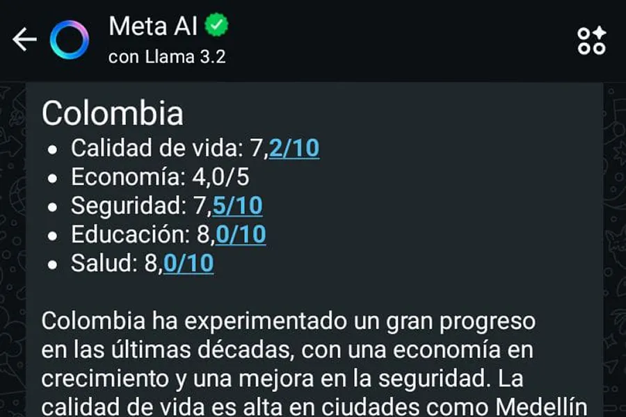 COLOMBIA. / CAPTURA DE PANTALLA