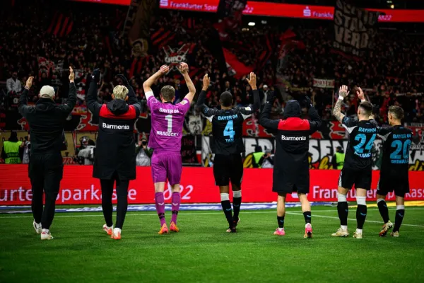 En Alemania, Tucu Palacios disfrutó de algunos minutos en la victoria de Bayer Leverkunsen