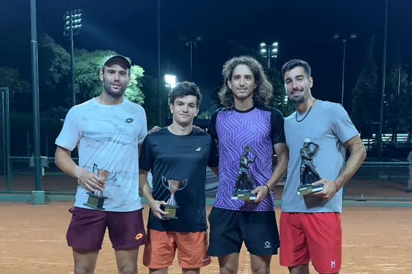 De Las Lomitas al Tucumán Lawn Tennis: la lluvia dividió la final de dobles