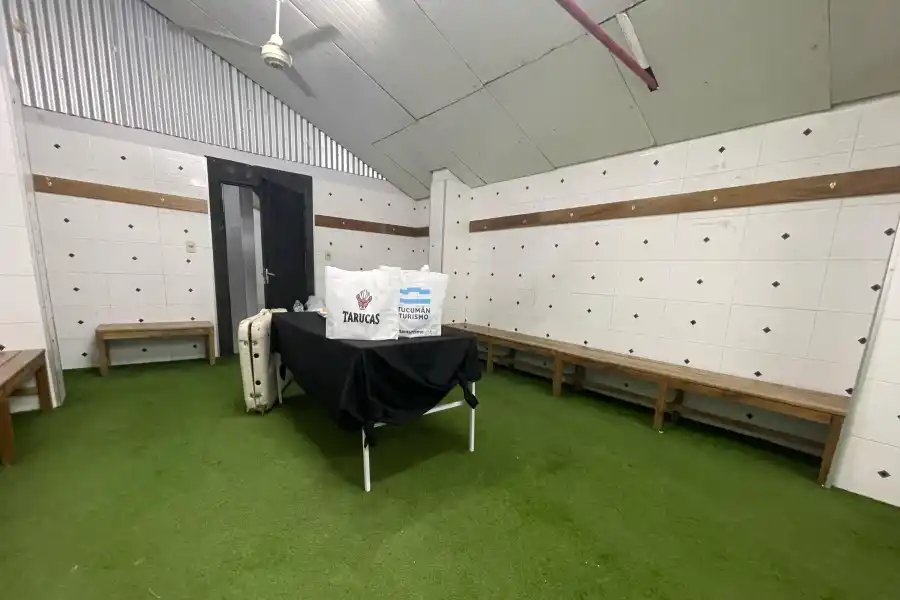IMPECABLE. Así quedó el vestuario del estadio Héroes de Curupayty.