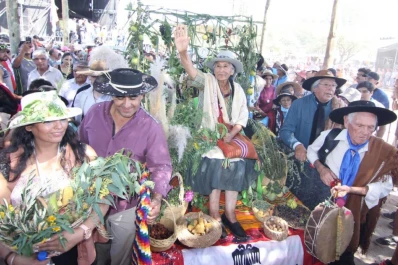 Se eligió a la nueva representante de la Pachamama
