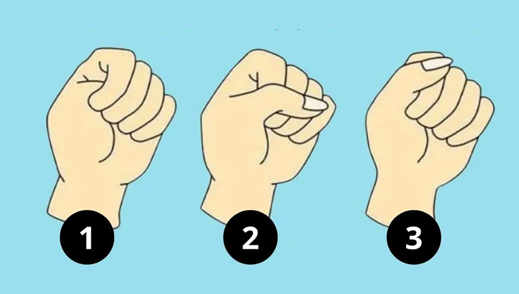 Identificá cuál de estas figuras se asemeja más a tu forma de cerrar la mano.