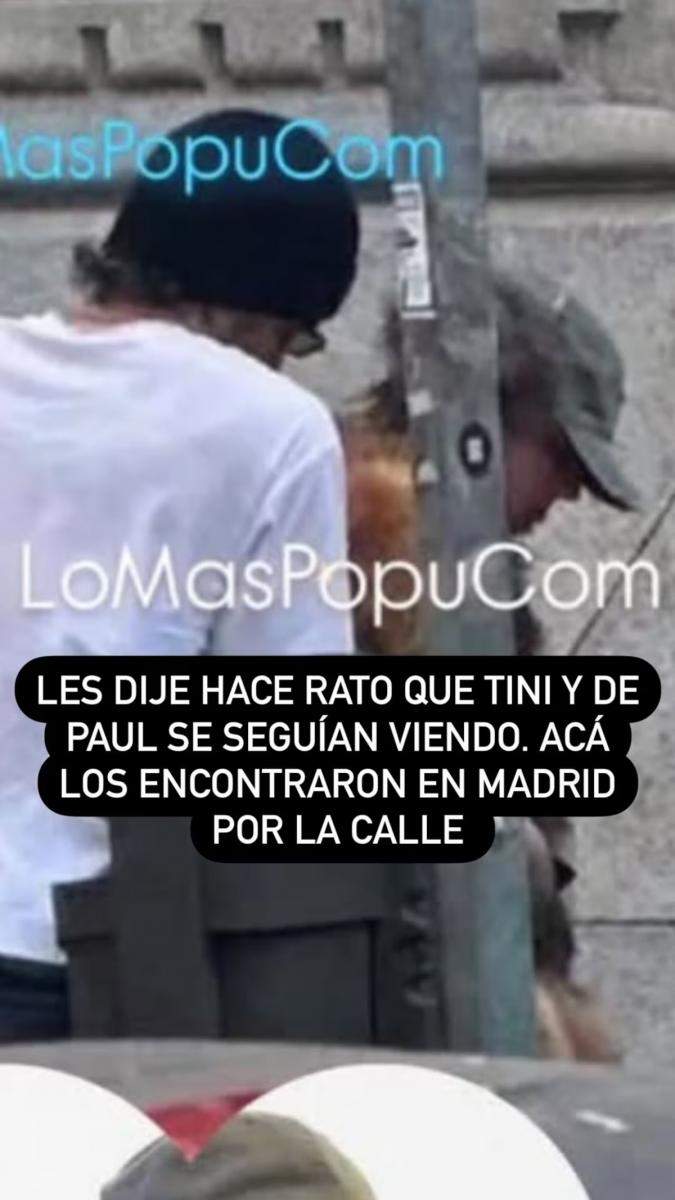Tini Stoessel y Rodrigo de Paul en París. 