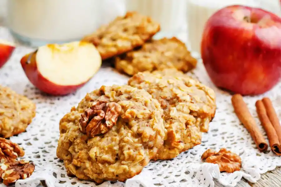 Viandas saludables para el colegio con manzana.