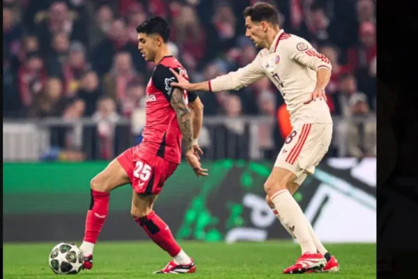 Bayer Leverkusen del tucumano Palacios, con blooper de por medio, quedó muy complicado en la Champions