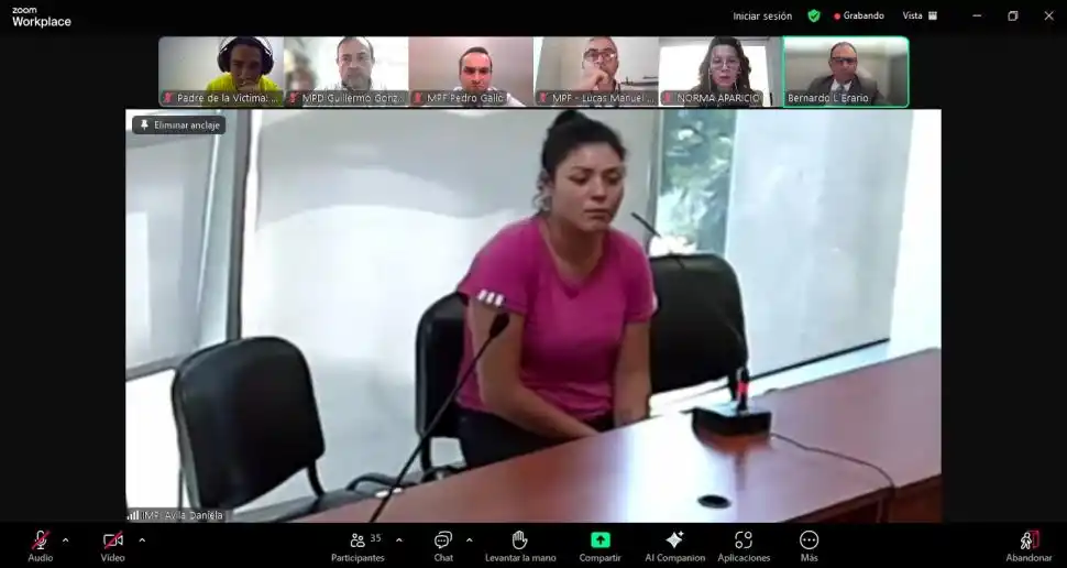 IMPUTADA. Daniela Fernanda Ávila, madre de la víctima de 7 años