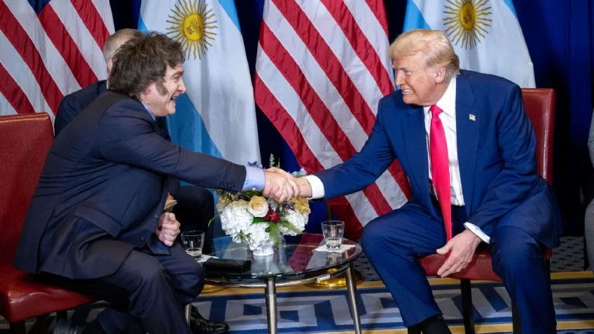 Trump le hizo un guiño a Milei para que EEUU avance con un acuerdo de libre comercio.