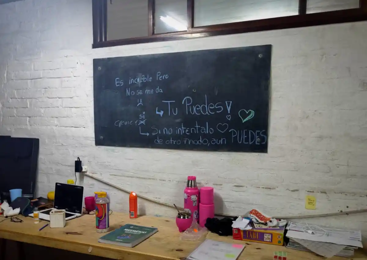 MENSAJES DE ALIENTO. Los estudiantes encuentran apoyo emocional con mensajes de aliento cotidianos. / LA GACETA