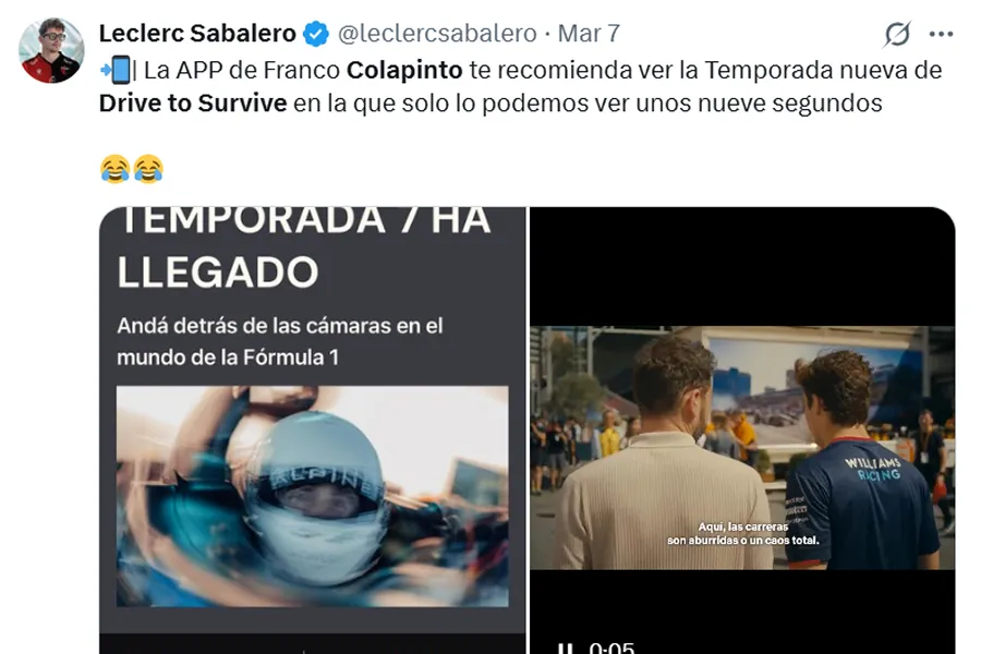 ¿Netflix ocultó a Colapinto en Drive to Survive? La decepción de los argentinos en redes sociales