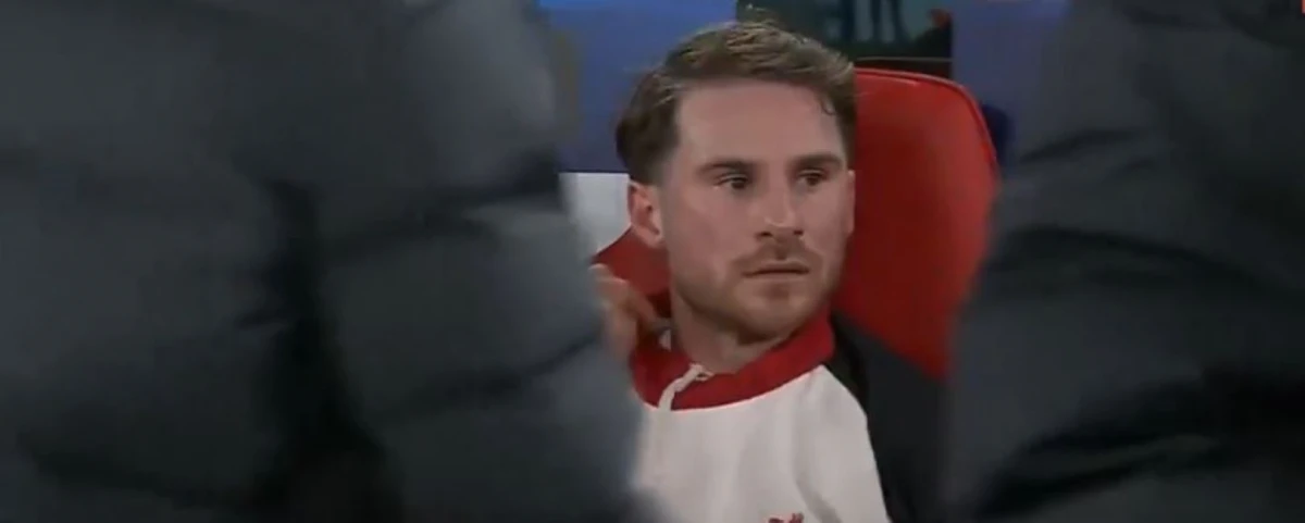 Mac Allister ya estaba enojado antes de la eliminación de Liverpool