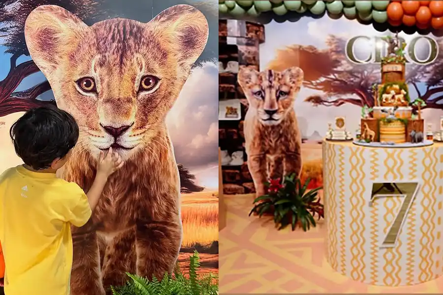 LA DECORACIÓN. El festejo estuvo inspirado en la película 