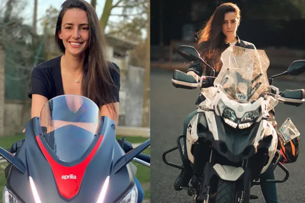 Vir Guidetti, la modelo fanática del MotoGP que deslumbra en las pistas