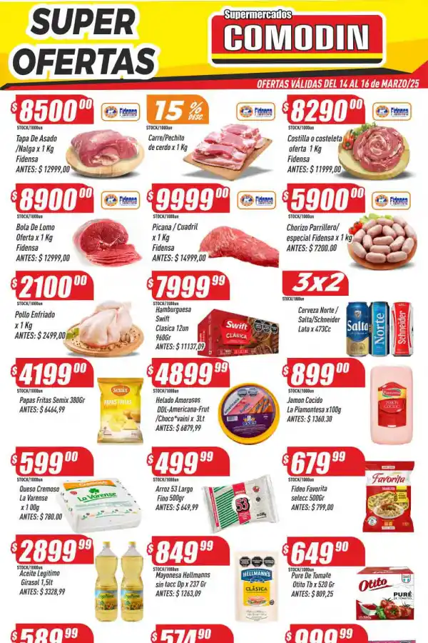 Aprovechá las ofertas de Supermercados Comodín