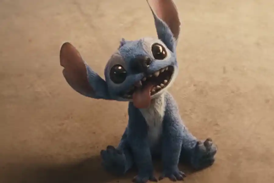 Stitch se ve más tierno y esponjoso que nunca.