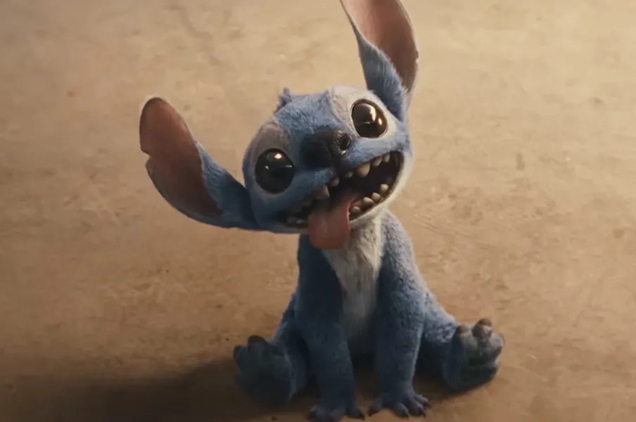Stitch se ve más tierno y esponjoso que nunca.