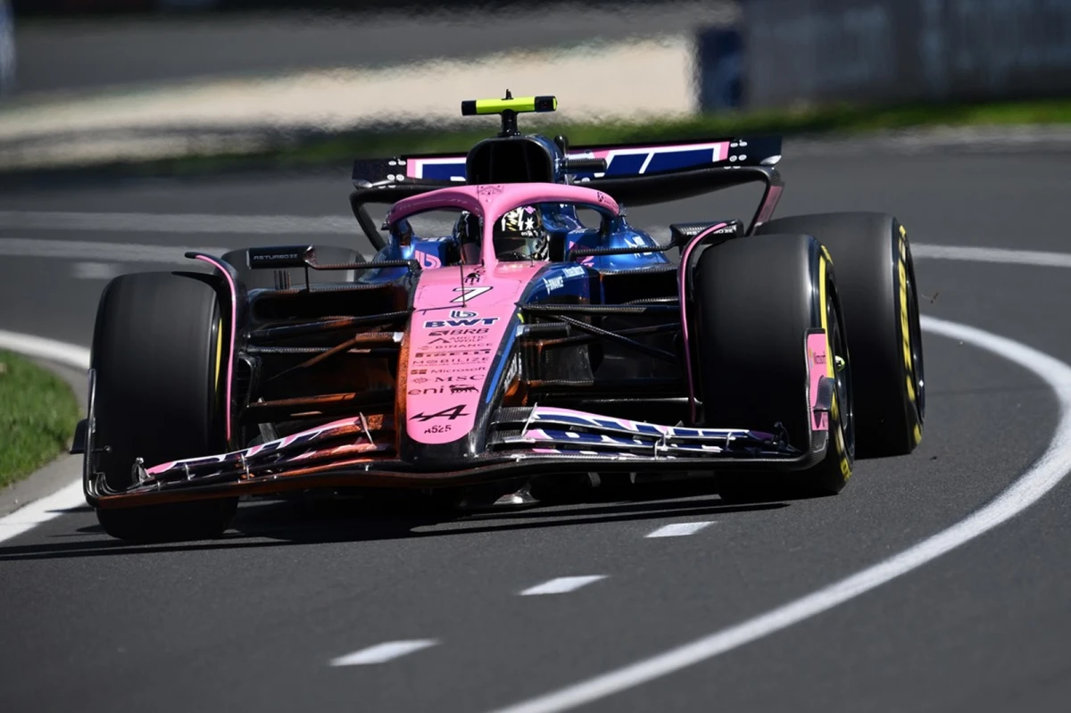 Jack Doohan en el gran premio de Australia. 