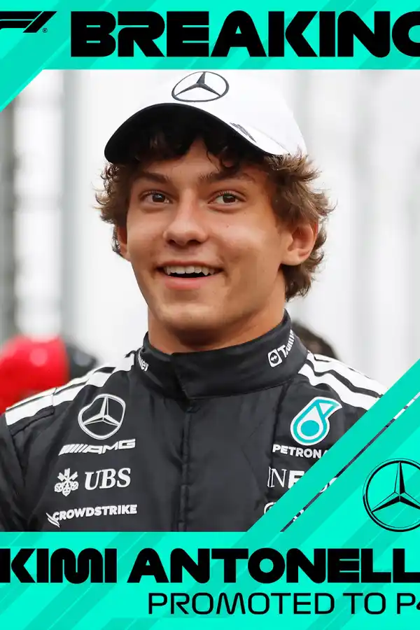 EL ANUNCIO. Así se dio a conocer la noticia en las redes de la Fórmula 1.