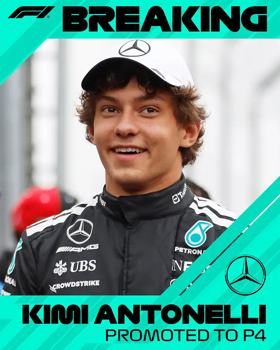 EL ANUNCIO. Así se dio a conocer la noticia en las redes de la Fórmula 1.