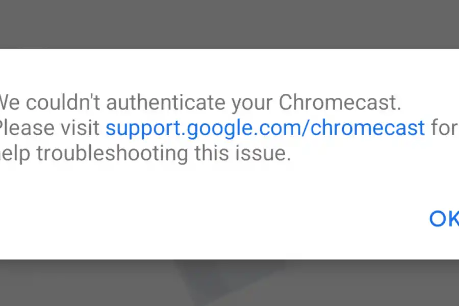 El problema se debió a un error de autenticación.