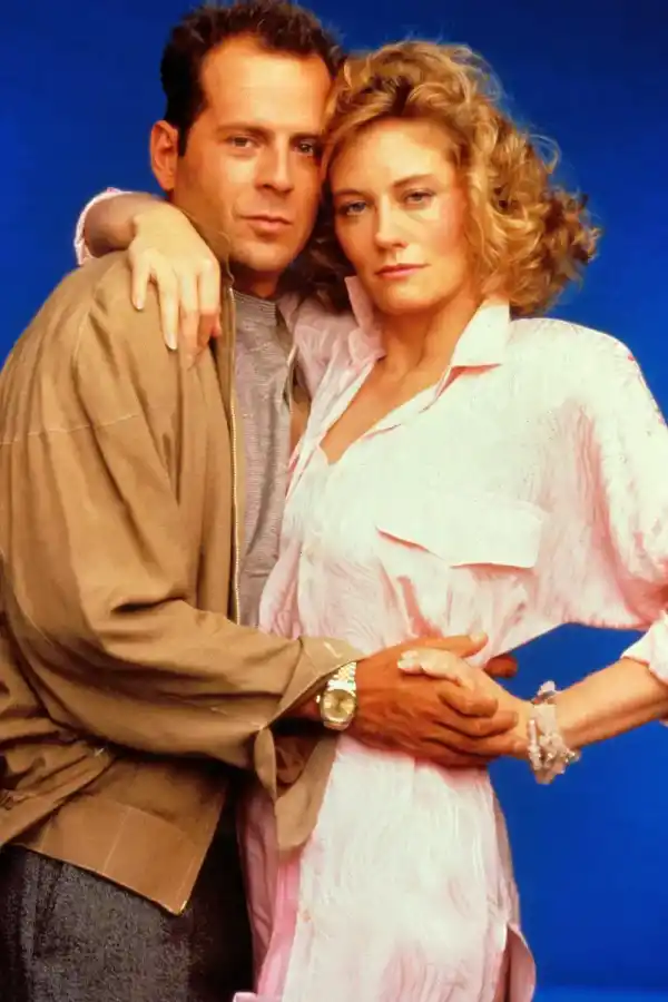 PAREJA. Willis y Cybil Shepherd, protagonistas de “Luz de Luna”.