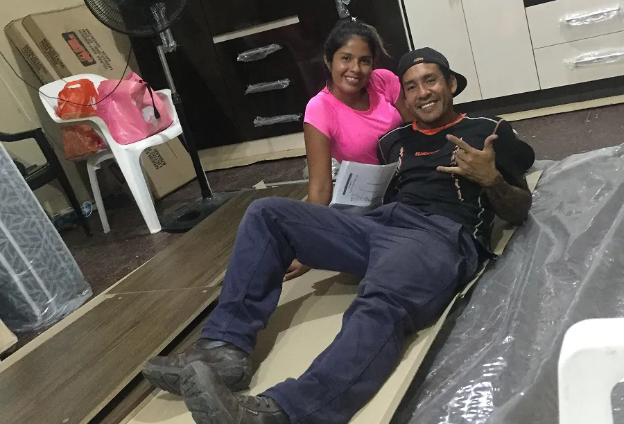 LOS INICIOS. Lu y Horacio construyeron su negocio en plena pandemia. / LU SIERRA