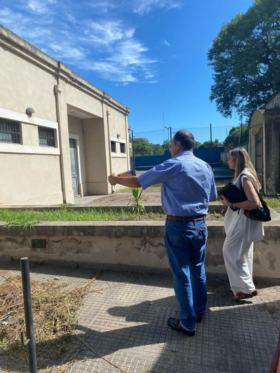 FACULTAD DE EDUACIÓN FÍSICA. El 24 de febrero el tribunal hizo una inspección ocular de la obra 477.