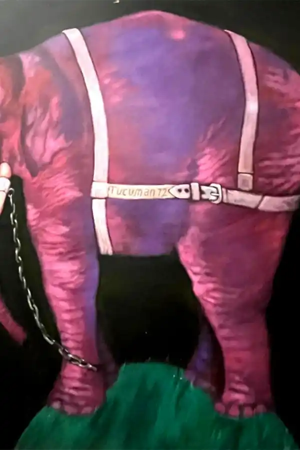 “ERNESTINA”. Un acrílico sobre tela de 1972 del afamado artista.