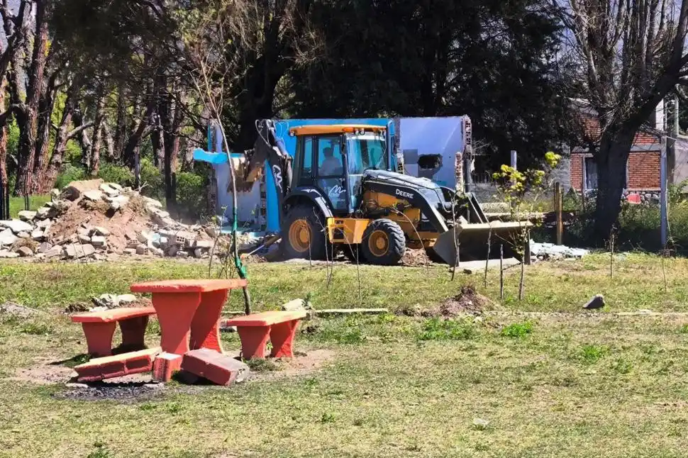 INTIMACIÓN. Los ocupantes desmantelaron el lugar con anterioridad.