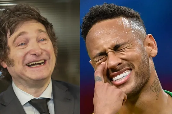 Javier Milei se burló de Neymar después de la goleada de la Selección a Brasil: Con lo que le gusta la joda