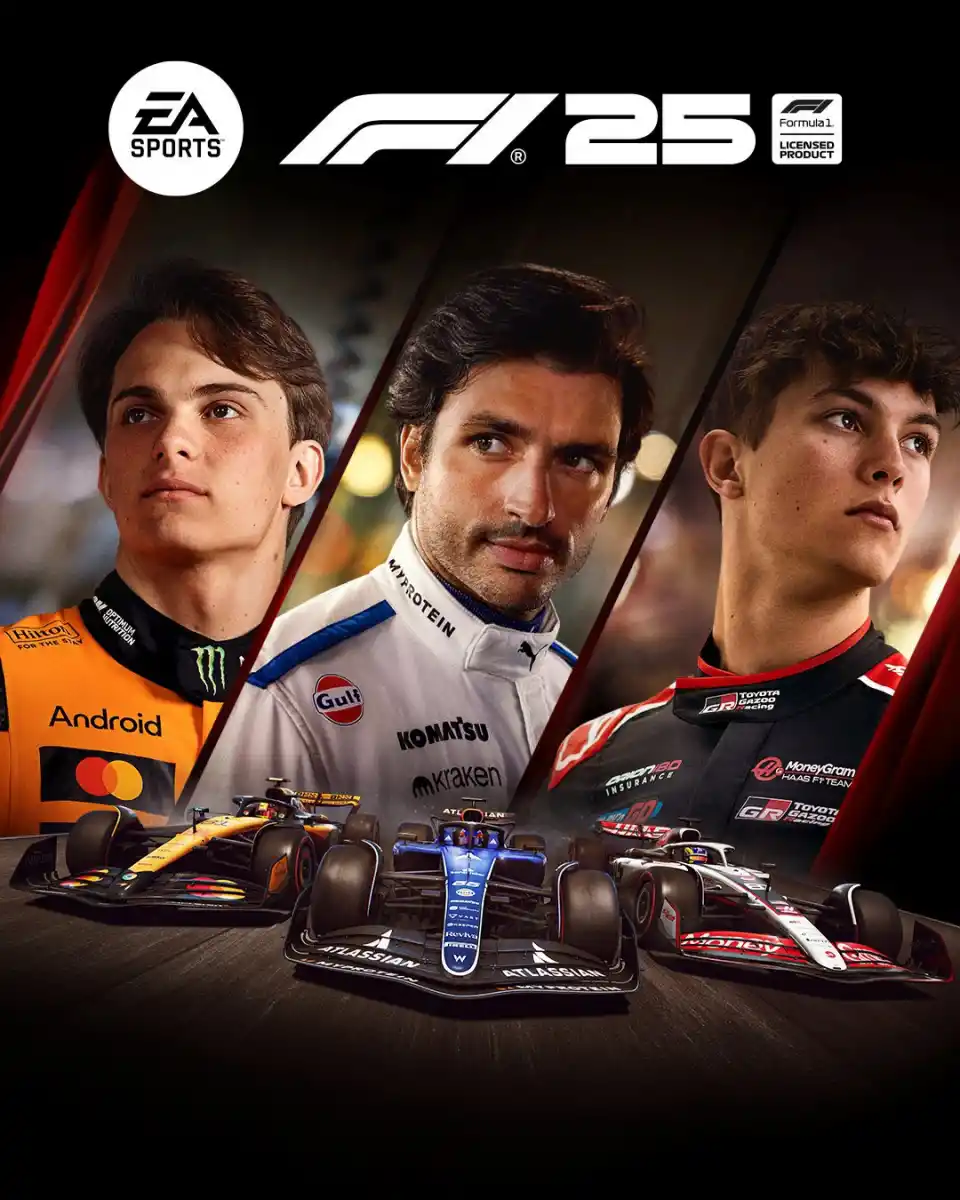 PORTADA 2. Oscar Piastri, Carlos Sainz y Oliver Bearman están como presentación de la versión económica del juego.