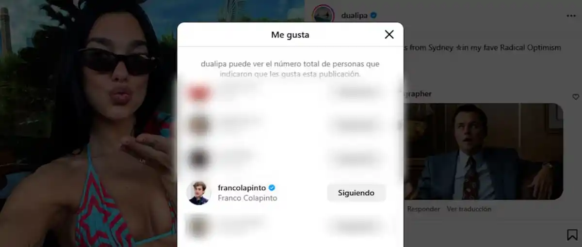 ¿Un nuevo romance? El gesto de Franco Colapinto que lo vinculó con una cantante internacional