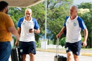 Pusineri sonríe: el cuerpo técnico de Atlético Tucumán tiene su primer refuerzo