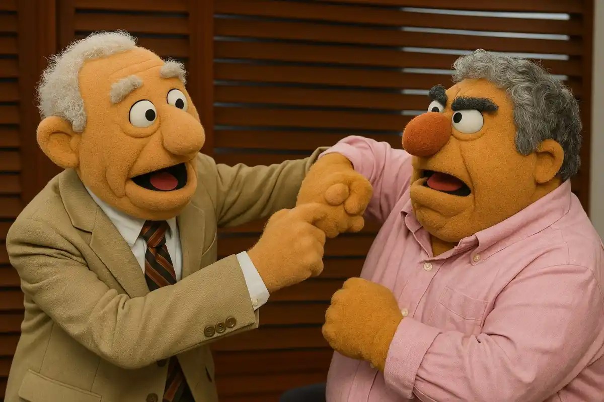 Estilo Muppets.