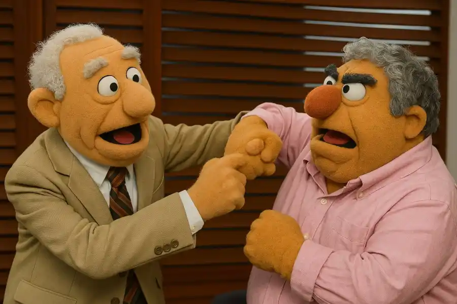 Estilo Muppets.