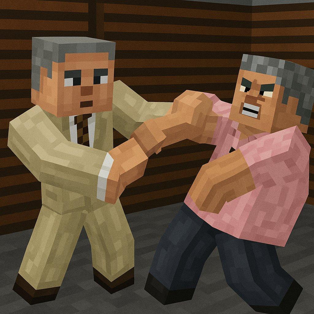 Estilo Minecraft.