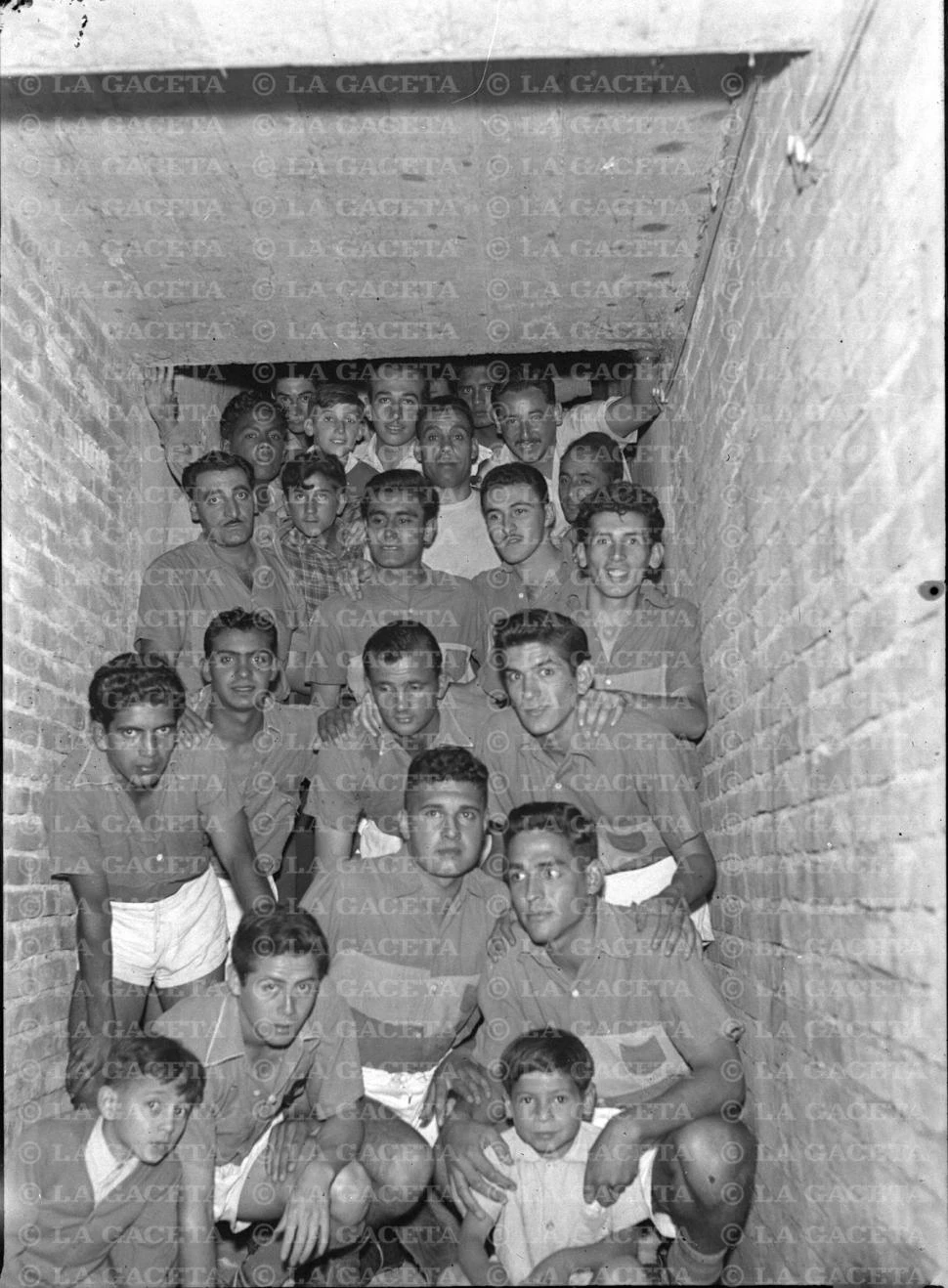 Recuerdos fotográficos: ojos abiertos, listos para entrar a la cancha