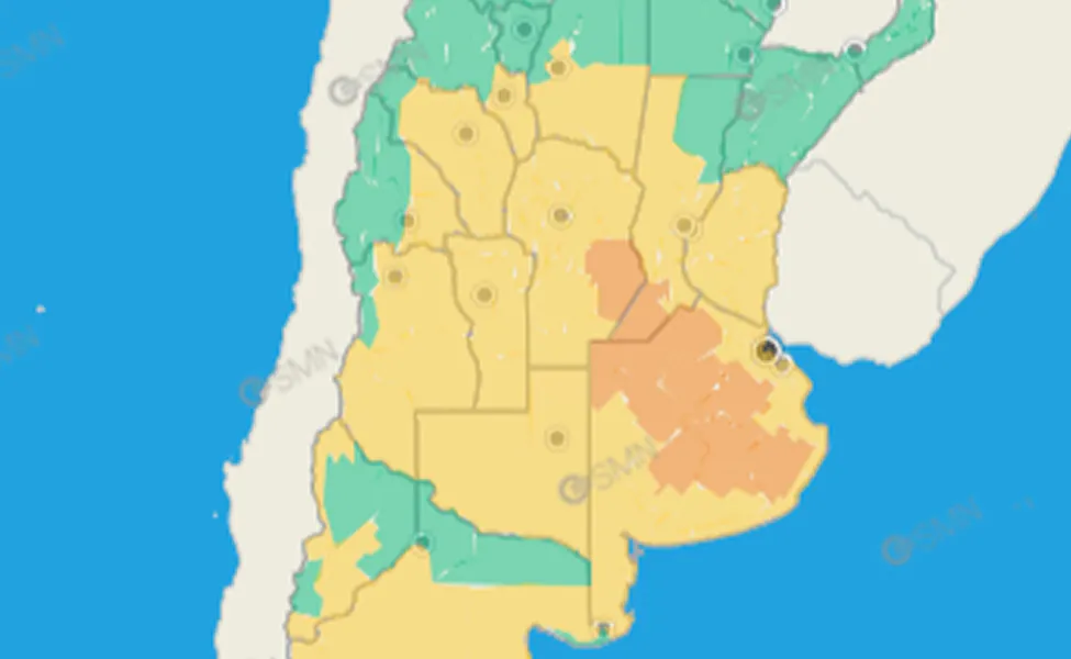 El temporal golpeará a más de la mitad del país.