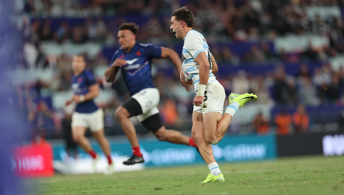 FIGURA. Moneta volvió a ser determinante en otra gran victoria de Los Pumas 7s.