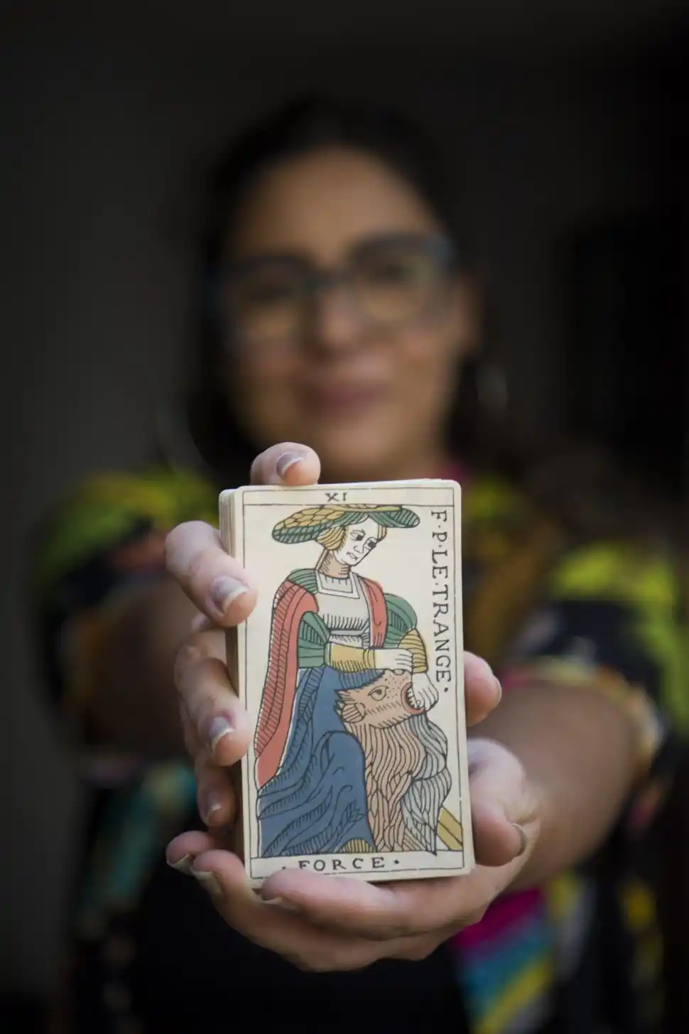 ARTE. María en su clase de canto.