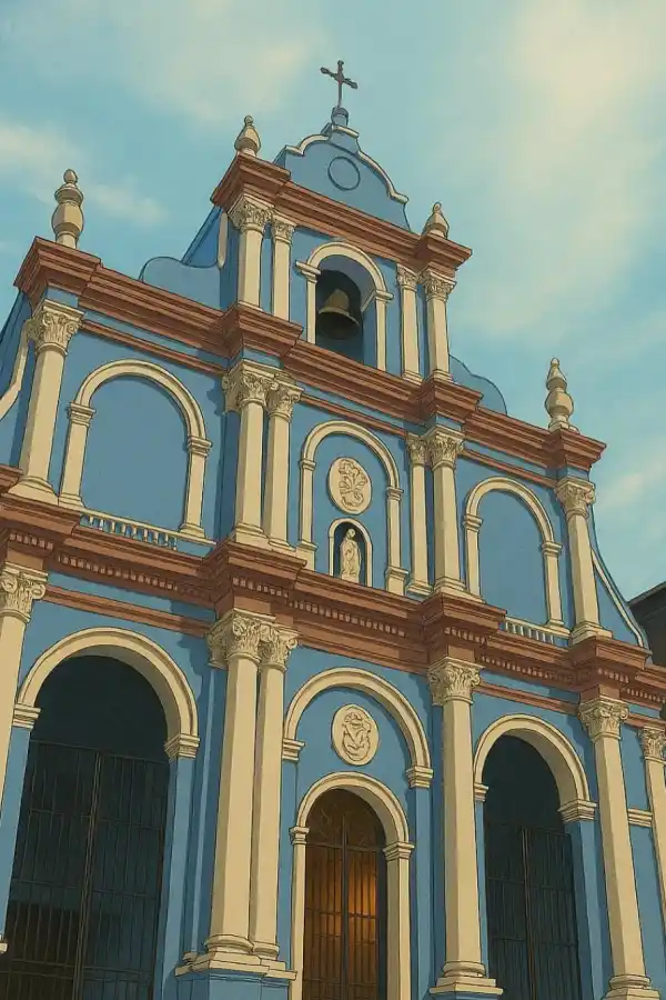 La Iglesia San Francisco, recientemente restaurada.