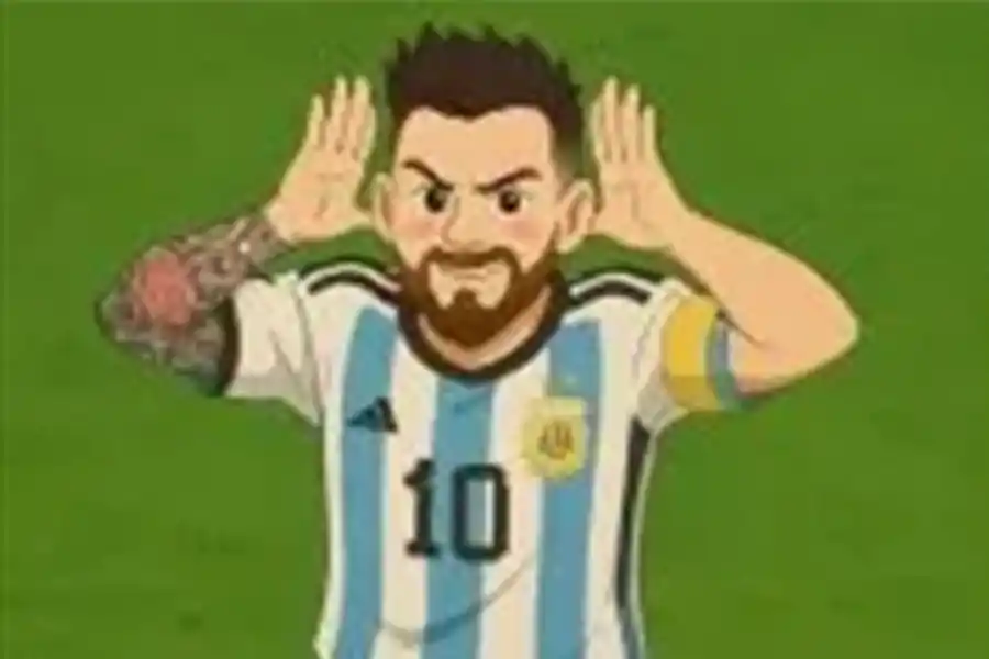 TENDENCIA. Transformar con este estilo a Messi fue muy popular.